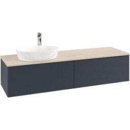 Villeroy und Boch Meuble sous-vasque Villeroy & Boch Antao 1600x360x500mm L37153HG avec éclairage avec structure FK/AP: HG/3
