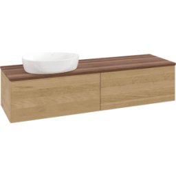 Villeroy und Boch Meuble sous-vasque Villeroy & Boch Antao 1600x360x500mm L37012HN avec éclairage FK/AP: HN/2