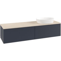 Villeroy und Boch Meuble sous-vasque Villeroy & Boch Antao 1600x360x500mm L38113HG avec éclairage avec structure FK/AP: HG/3