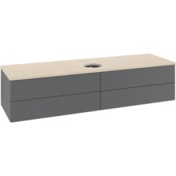 Villeroy und Boch Meuble sous-vasque Villeroy & Boch Antao 1600x360x500mm L25113GK avec éclairage avec structure FK/AP: GK/3
