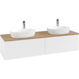 Villeroy und Boch Meuble sous-vasque Villeroy & Boch Antao 1600x360x500mm L39151MT avec éclairage avec structure FK/AP: MT/1