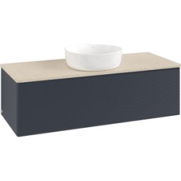Villeroy und Boch Meuble sous-vasque Villeroy & Boch Antao 1200x360x500mm L32113HG avec éclairage avec structure FK/AP: HG/3