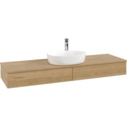 Villeroy und Boch Meuble sous-vasque Villeroy & Boch Antao 1600x190x500mm L14051HN avec éclairage FK/AP: HN/1