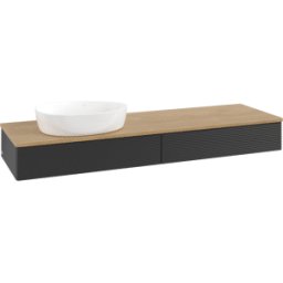 Villeroy und Boch Meuble sous-vasque Villeroy & Boch Antao 1600x190x500mm L15111PD avec éclairage avec structure FK/AP: PD/1