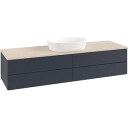 Villeroy und Boch Meuble sous-vasque Villeroy & Boch Antao 1600x360x500mm L25113HG avec éclairage avec structure FK/AP: HG/3