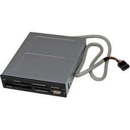 Startech Lecteur De Carte Mémoire Usb 3.5 Pouces Pour Baie Avant Black One Size unisex