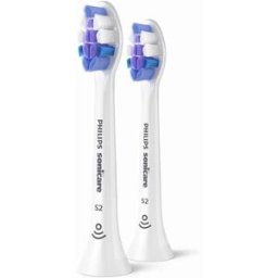 Philips Remplacement De La Brosse à Dents électrique S2 Sensitive 2 Unités White One Size unisex