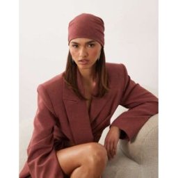 Asos Design ASOS x The Sourced Collection - Foulard - Rouille-Cuivre One Size