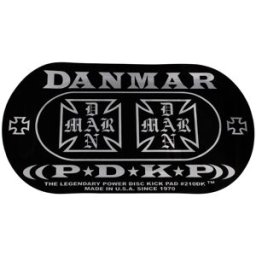 Danmar 210dkic - Pad Autocollant Grosse Caisse Double Pédale - Iron Cross