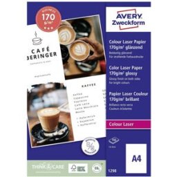 Avery Zweckform Business Colour Laser Paper 1298 Papier dimpression laser DIN A4 170 g/m² 150 feuille(s) blanc
