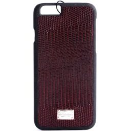 Dolce & Gabbana Coque Pour Iphone 6/6s Cuir Dark Red One Size unisex