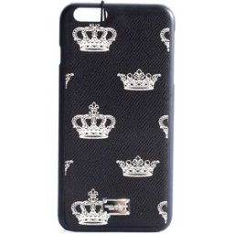 Dolce & Gabbana Couronnes Iphone 6/6s Plus Black One Size Homme