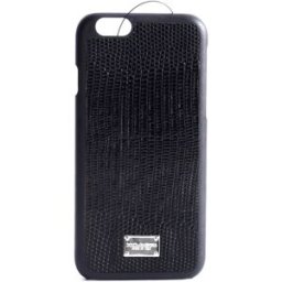 Dolce & Gabbana Plaque Iphone 6/6s Cuir Black One Size unisex