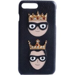 Dolce & Gabbana Coque De Téléphone 731774 Iphone 7/8 Plus Black One Size Homme
