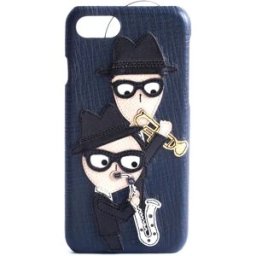 Dolce & Gabbana Coque De Téléphone 726725 Iphone 7/8 Navy Blue One Size Homme