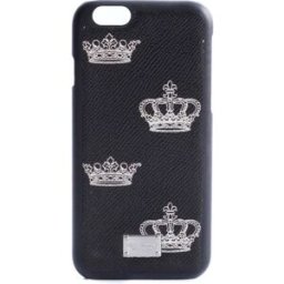 Dolce & Gabbana Plaque Couronne Pour Iphone 6/6s Black One Size unisex