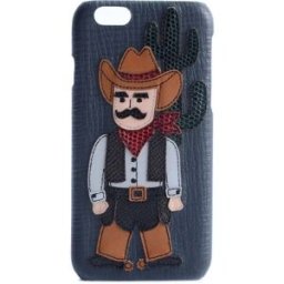 Dolce & Gabbana Iphone 6/6s Cowboy Dark Grey 1 One Size Homme