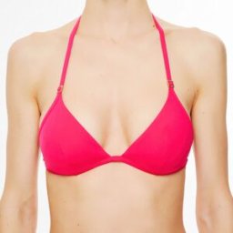 La Perla - Haut de maillot de bain triangle Contemporary rose T.38/B