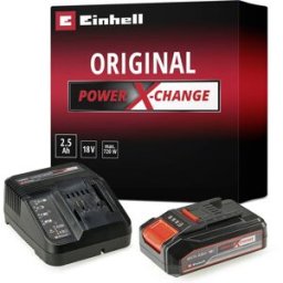 Einhell 4512097-Aktion PXC Starter Kit 18V 2,5Ah Power X-Change Batterie pour outil et chargeur 18 V 2.5 Ah Li-Ion