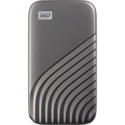WD My Passport 500 GB Disque dur externe SSD 2,5 USB-C® gris WDBAGF5000AGY-WESN