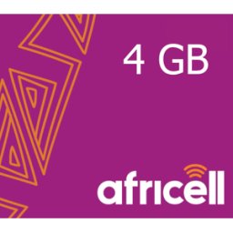 Kinguin Africell 4 GB Data Mobile Top-up GM