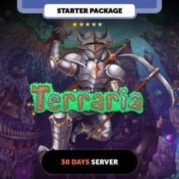 Kinguin Terraria 30 Days Private server - Starter Package