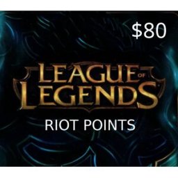 Kinguin League of Legends 80 USD Prepaid RP Card LAS/LAN Server