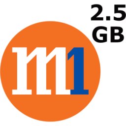 Kinguin M1 2.5 GB Data Mobile Top-up SG