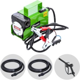 Ribimex PRKG12V - Pompe de transfert pour gasoil + kit distributeur - 12V