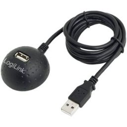 LogiLink Câble USB USB 2.0 USB-A femelle, USB-A mâle 1.50 m multicolore CU0013B