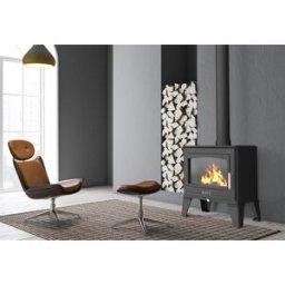 SUPRA Poêle à bois double combustion en fonte Georges – 6,7 kW
