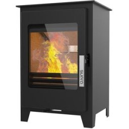 SUPRA Poêle à bois double combustion en acier Oscar – 4,8 kW