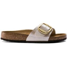 Birkenstock Sandales Madrid Big Buckle Graceful Pearl White EU 39 Homme,Femme