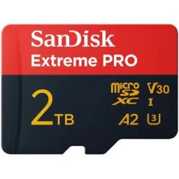 SanDisk Carte Mémoire Avec Adaptateur Extreme Pro A2 V30 Micro Sdxc 2tb Red / Black One Size unisex