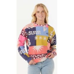 Rip Curl Sweat à cold rond Keepsakes Multico 2XS Female