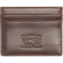 Levi's Porte Cartes En Cuir - Homme - Marron / Brown - One Size