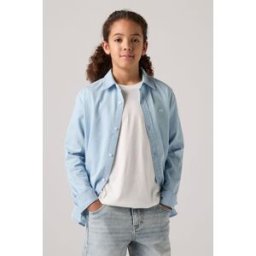 Levi's Teenager Battery Housemark Shirt - Homme - Bleu / Avalon - 12A