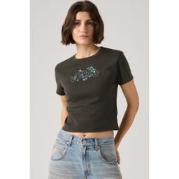 Levi's T Shirt Graphique Essential Sporty - Femme - Noir / Pirate Black - XS