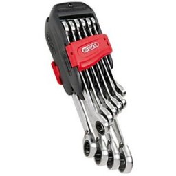 Cenpac Jeu de clés mixtes à cliquet en CHROME de 8 - 19 MM mm