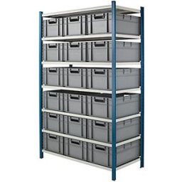 Cenpac PACK Rayonnage - Elément DÉPART 18 BACS ET 7 TABLETTES