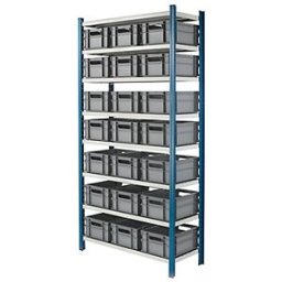 Cenpac PACK Rayonnage - Elément SUIVANT 21 BACS ET 8 TABLETTES