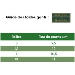 Walker & Hawkes Gants Walker and Hawkes Brookmore Marron Cuir Tweed