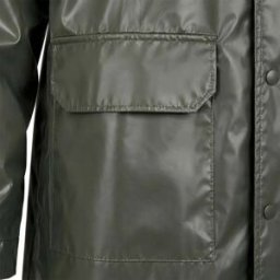 LMA Manteau à capuche coupe vent imperméable polyester kaki S à 3XL