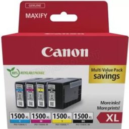 Pack 4 cartouche d'encre CANON PGI-1500XL (Noir, Cyan, Magenta, Jaune)