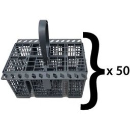 SOS Accessoire Lot de 50 paniers à couverts pour Lave-vaisselle WHIRLPOOL C00257140 C00386607 Lave-vaisselle (C00257140 C00386607 ARISTON HOTPOINT WHIRLPOOL SCHOLTES INDESIT LADEN BAUKNECHT IGNIS KITC