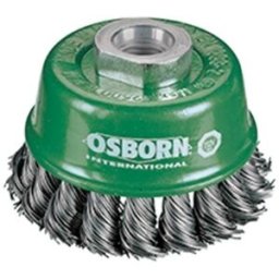 OSBORN BROSSES OSBORN - Brosse coupe, fil acier inox torsadé avec filetage ou alésage pour meuleuses d'angle. Diamètre 65mm - 608 351-0002
