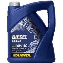 MANNOL - Huile moteur DIESEL EXTRA 10W40 - Bidon de 5 litres - MN7504-5