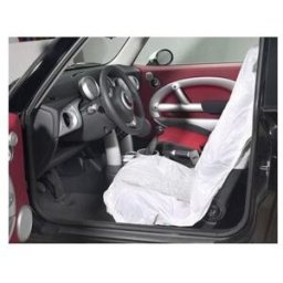 TOPCAR - Rouleau de 250 housses de siège jetables, pour tous véhicules - PLA62