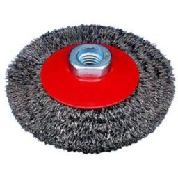 OSBORN BROSSES OSBORN - Brosse conique, fil ondulé avec filetage ou alésage pour meuleuses d'angle - 512 161-0002