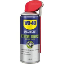 WD40 - Nettoyant Contact pour équipements électriques ou électroniques - aérosol de 400ml - 33368